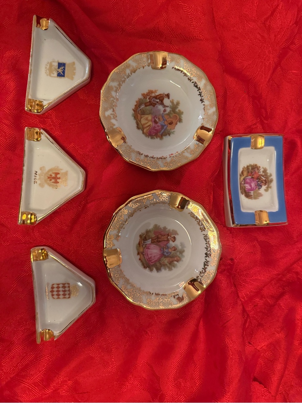 Limoges vintage rare ashtray collection